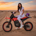 thumbnail image 6 of EVOKUN Q1 Electric Dirt Bike, 4000W Motor, 43.7 MPH with 48V 30Ah Removable Battery, 55-Mile Range, Full Suspension, Hydraulic Brakes, Mountain Off-Road Motorcycle for Teens Adults, 6 of 13