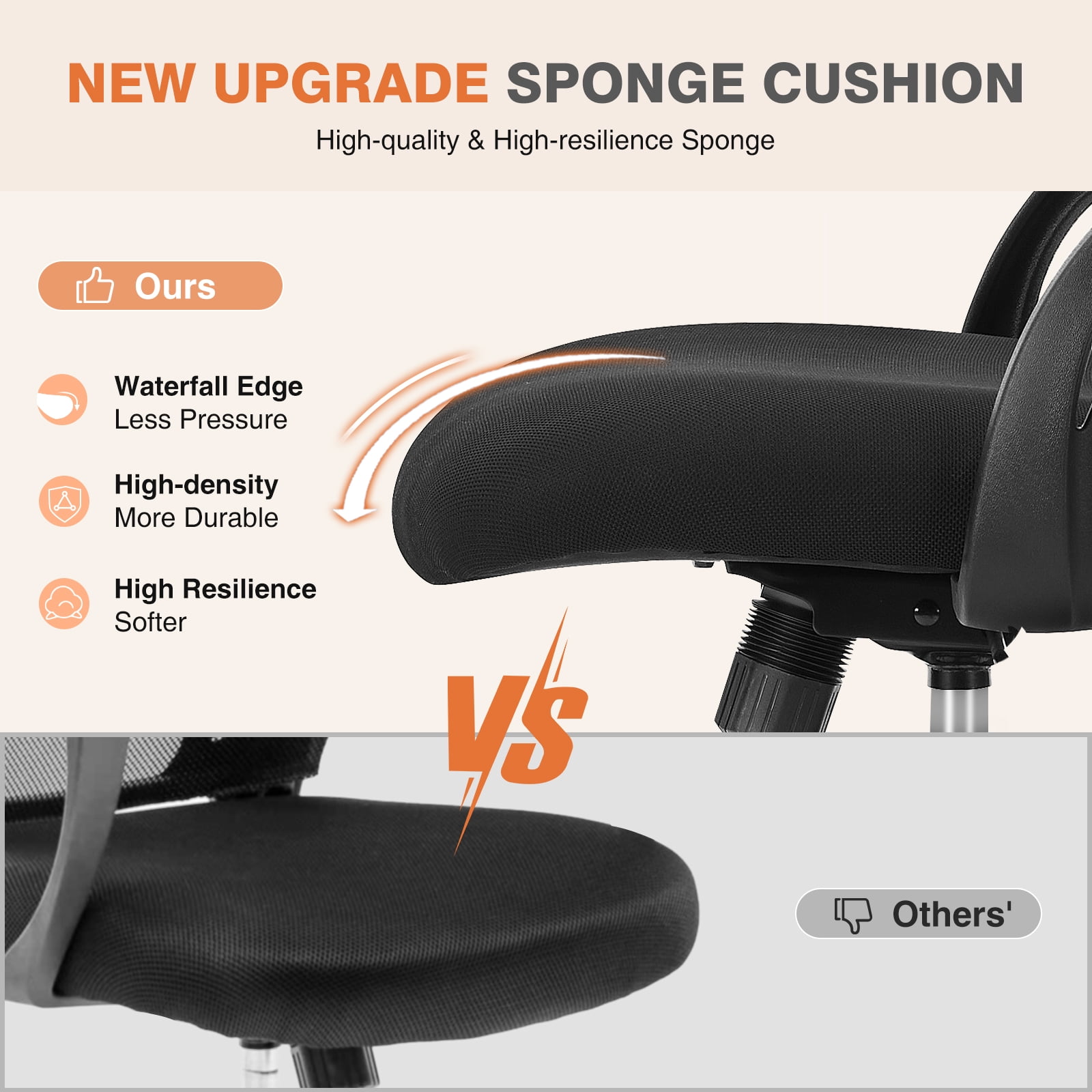 GIANNA 47-Inch Computer Desk & Mid-Back Swivel Office Chair Set for Office, Den, Home, Rustic Brown