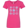 thumbnail image 3 of Inktastic Winter Snowflakes Women's T-Shirt, 3 of 5