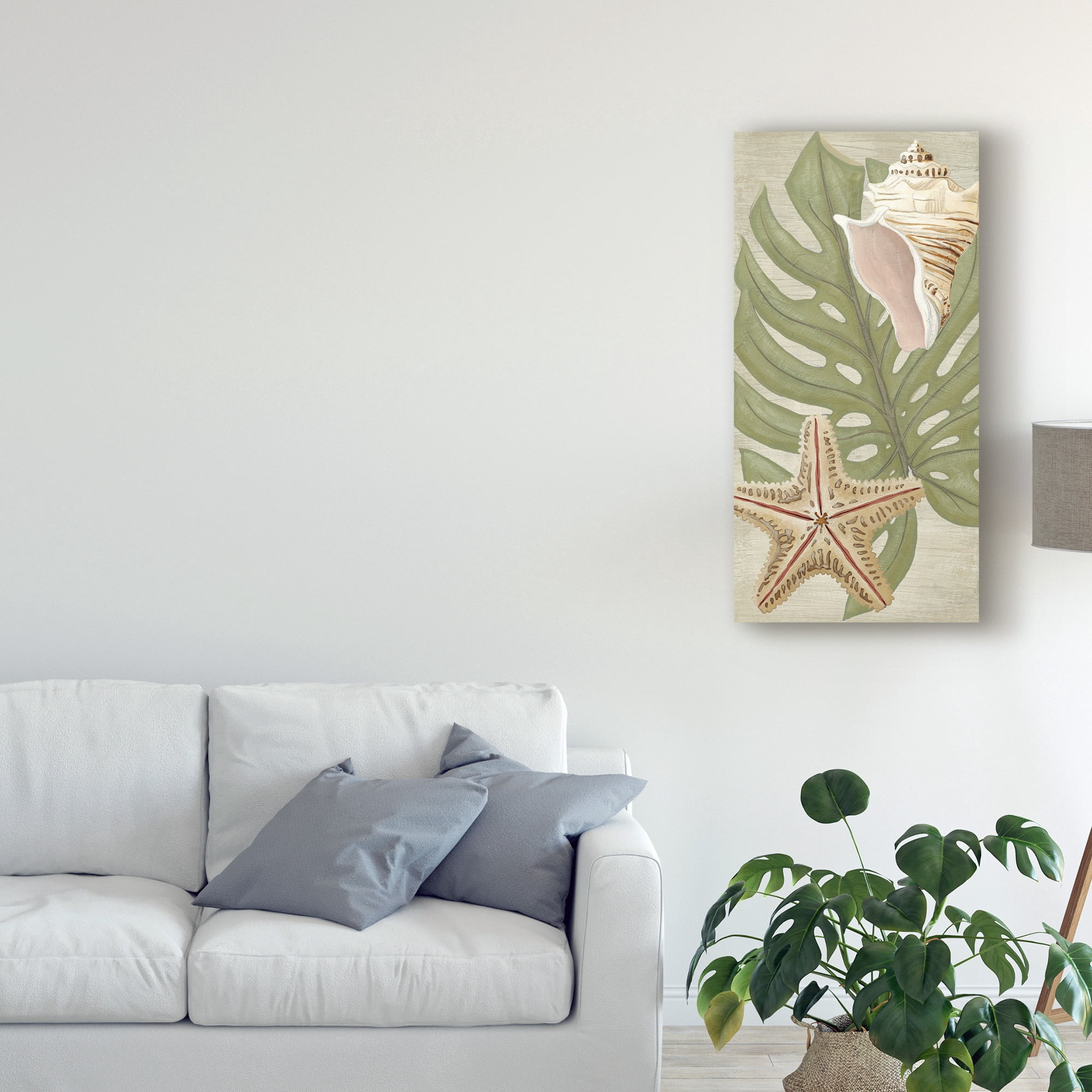 Trademark Fine Art 'Palm Beach III' Canvas Art by June Erica Vess