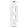 thumbnail image 2 of Eaton N042D-002V-WH EATON TRIPP LITE SERIES CENTER PLATE INSERT, DECORA STYLE - VERTICAL, 2 PORTS, T, 2 of 2