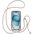 thumbnail image 4 of Crossbody Case for iPhone 15 Pro Max with Lanyard Strap Adjustable Rope, Liquid Silicone Soft Cover for iPhone 15 Pro Max 6.7 inch-Pink, 4 of 12