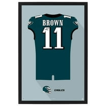 A.J. Brown Philadelphia Eagles Home Jersey Framed Art Print