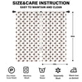 thumbnail image 2 of Blackout Kids Curtains,Football Icon Brown Pattern Children's Insulated Curtains Set Of 2,Bedroom Essentials,Toddler Room Decor 42"x84", 2 of 5