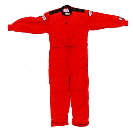 G-Force Red Youth Large GF145 1 Piece Driving Suit P/N
