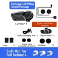 thumbnail image 5 of L1 Bluetooth 5.3 Helmet Headset Motorcycle Waterproof Earphone, 5 of 5