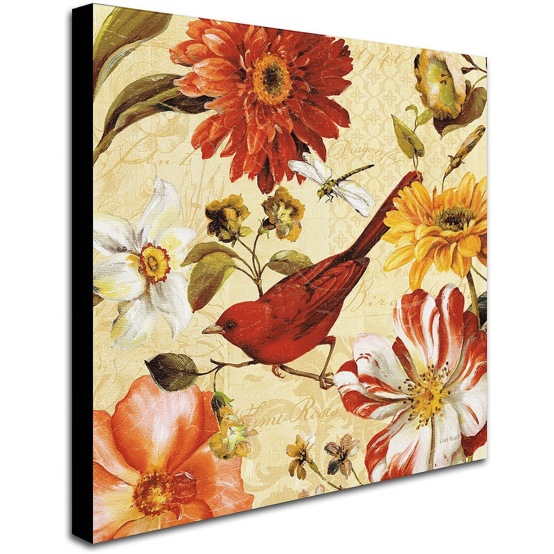 Trademark Fine Art "Rainbow Garden Spice III" Canvas Art by Lisa Audit