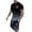 Navy, variant on Short Sets for Men Coconut Tree Print Gradient Color T Shirt and Shorts 2 Piece Matching Set Beach Vacation Outfit Set