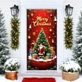thumbnail image 5 of YIKA 35 X 72 Inch Christmas Door Cover Christmas Door Curtain Christmas Day Door And Wall Decoration Festival Party Decoration Christmas Decorations D, 5 of 6