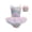 Pink, variant on LYHao Girls Swimwear For Kids With Print And Mesh Overlay Swim Cap Included Eye Catching Beachwear For Girls 2 8 Years Old,Two-Piece Swimwear 2-3 Years Purple