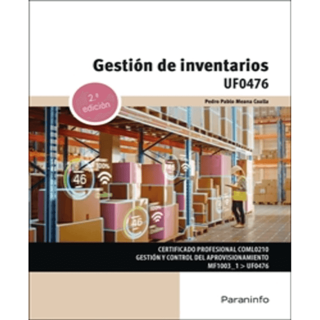 Libro Gestion De Inventarios Tapa Blanda, Autor Pedro Pablo Coalla Meana, Editorial Paraninfo