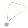 thumbnail image 3 of Alas de ángel pareja colgante coche en blanco collares en forma de corazón regalo para mujeres hombres, 3 of 3