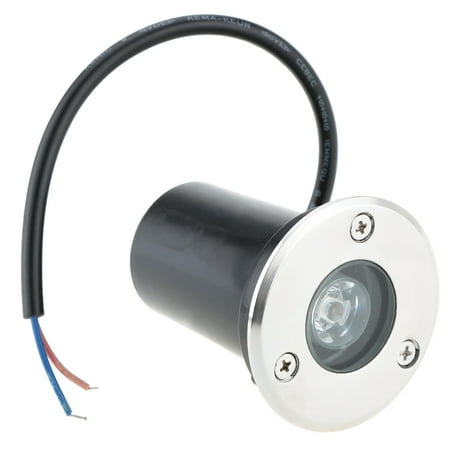 12v Ac Outdoor Lighting 1W 12V DC IP67 LED Underground Light Lamp Waterproof High-power Tempered Glass Outdoor Garden Square Landscape CE RoHs ()