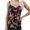 Black, variant on Lolmot Blouses for Women Trendy Sexy Lace Patchwork Printed Suspender V-Neck Comfortable Tank Tops Summer Sleeveless Camisoles Vest Shirt