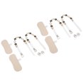 thumbnail image 1 of Correa Para Zapatos De Tacones Altos, Correas De Tobillo De Tacón Alto Desmontables Que Evitan Que Se Suelten, Color Negro Transparente Para Fiesta, 1 of 8