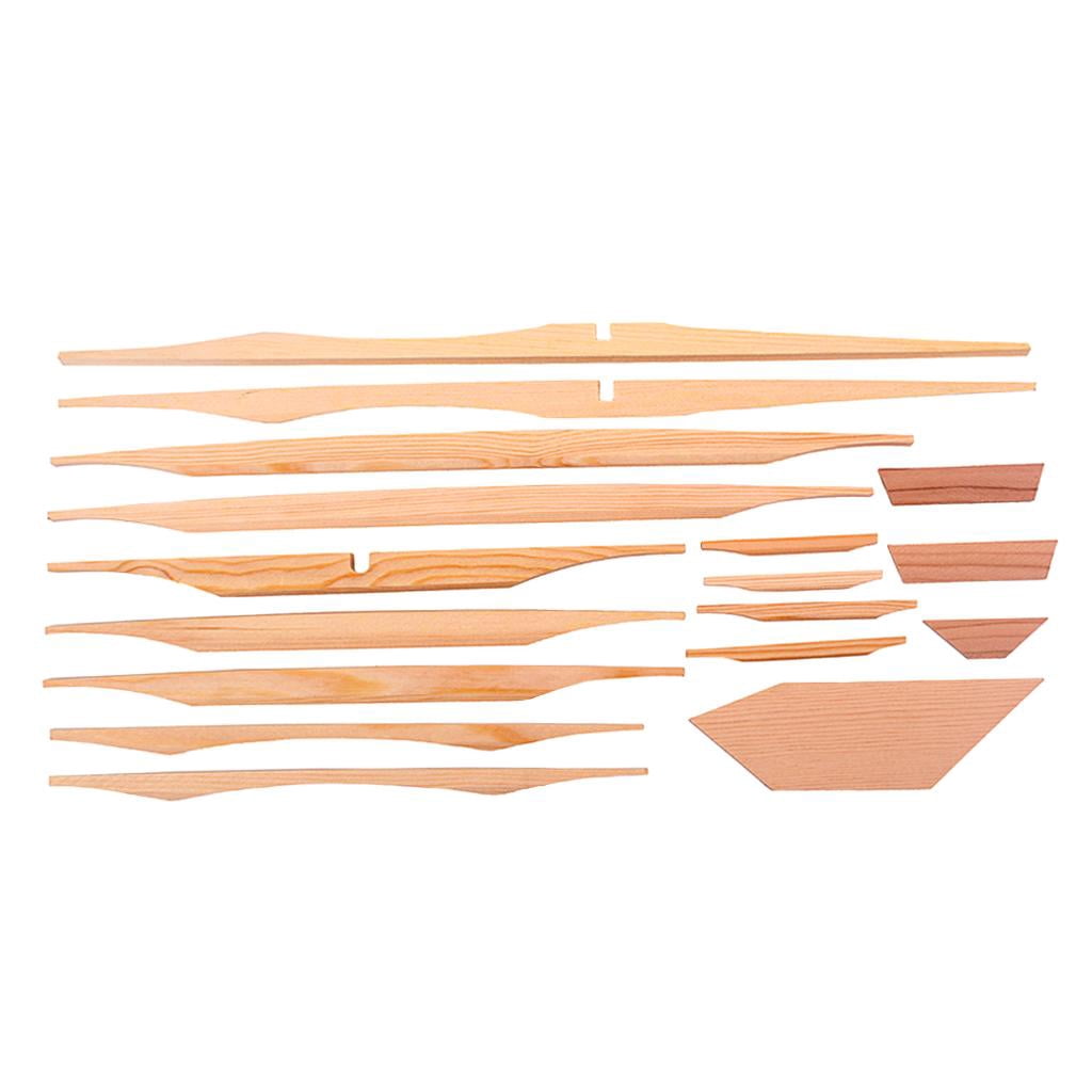 LeeQinersw 17pcs Spruce Brace Wood Kit For 41''Acoustic/Folk Guitar Luthier DIY Part #1