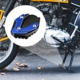 thumbnail image 3 of Unique Bargains 1 Set Motorcycle Kickstand Extension Pad Side Stand for Suzuki Jixer 250 SF 2018-2023 Blue, 3 of 6