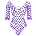 thumbnail image 2 of Lencería femenina Bikini de manga larga Trajes de cuerpo Sexy Mujeres Verano Malla grande Ver, 2 of 4