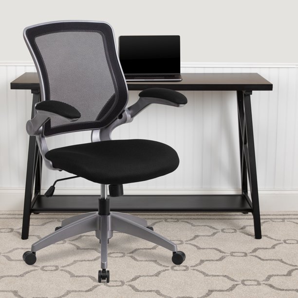 Flash Furniture MidBack Black Mesh Swivel Ergonomic Task Office Chair