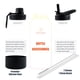 thumbnail image 4 of Botella de agua honogo con recubrimiento en polvo de acero inoxidable de 950 ml, 4 of 7