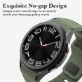 thumbnail image 3 of 2 Pack Rugged No Gap Band for Samsung Galaxy Watch Band 7 FE 6 5 4 44mm 40mm/Galaxy Watch 6 Classic Bands 47mm 43mm/Watch 5 Pro 45mm/Watch 4 Classic 46mm 42mm, Silicone Wristband Sport Strap Men Women, 3 of 8
