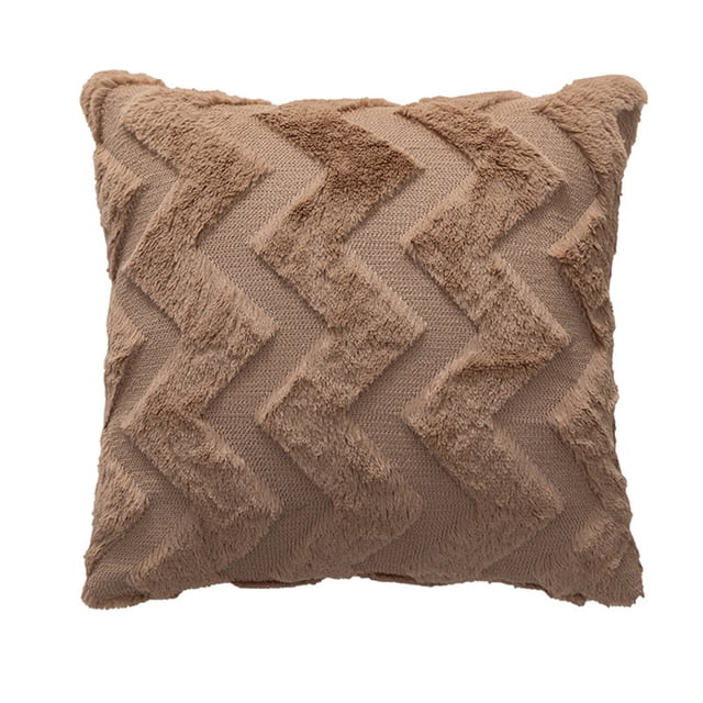 Funda de almohada de cintura, funda de almohada de felpa acolchada de conejo, funda de almohada junto a la cama
