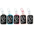 thumbnail image 5 of Pocket Sized Digital Pocket Clock Keychain For Children Backpacks Plastic Electronic Watch Time Display Accessories, 5 of 8