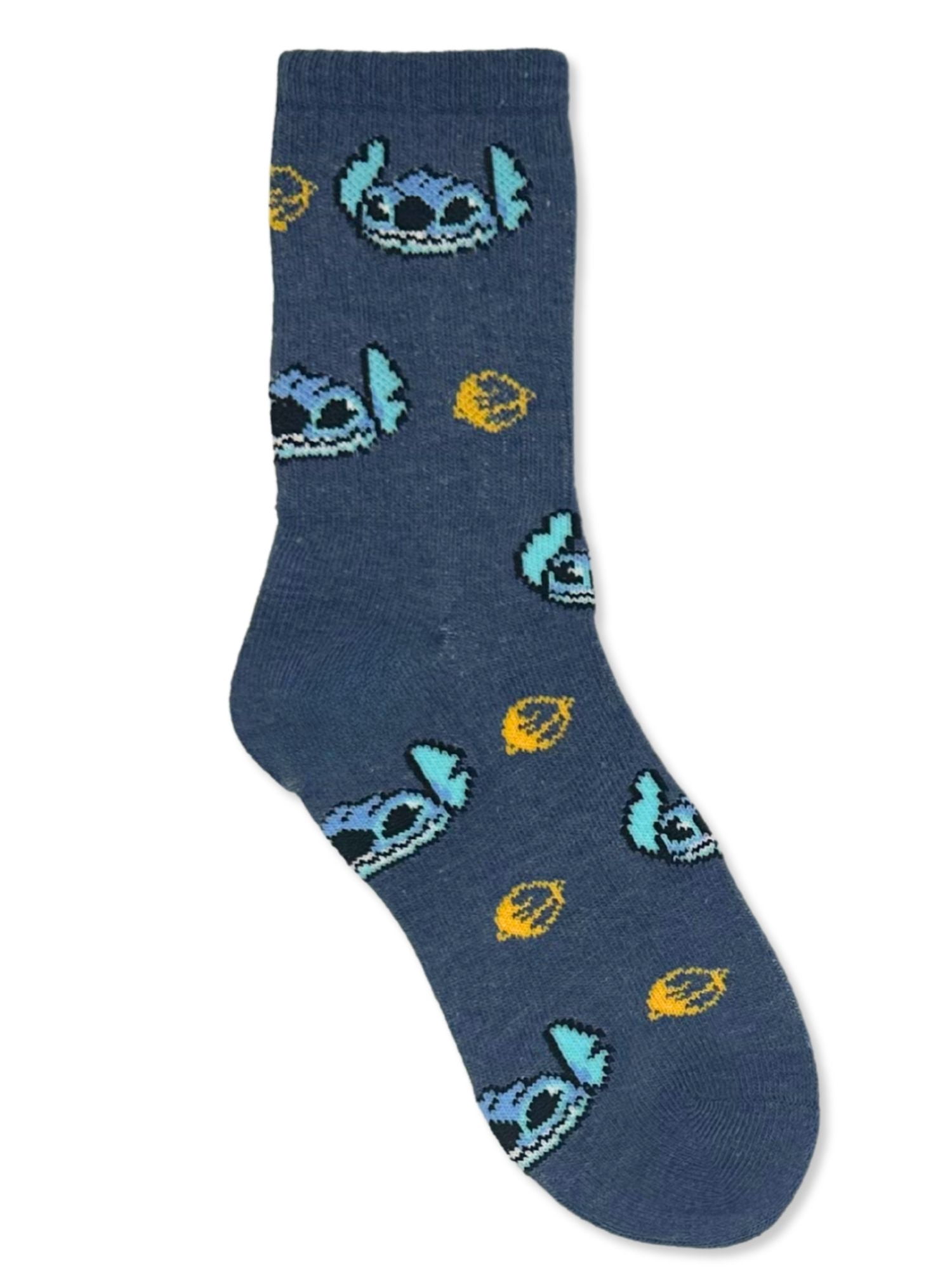 Disney Stitch Boys Mid-Crew Socks, 3-Pack, Sizes S/M-M/L