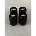 thumbnail image 2 of Morell O Mushroom Chevrolet Tire Valve Stem Caps, Alloy & Copper, Black, 4 Count, for Chevy Vehicles, 2 of 6