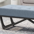 thumbnail image 5 of Modern Fabric Ottoman with Enduring Style Light Blue, 5 of 11