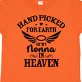 thumbnail image 4 of Inktastic Handpicked for Earth By My Nonna in Heaven with Angel Wings Boys or Girls Toddler T-Shirt, 4 of 5