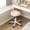 Pink, variant on HDHNBA Adjustable Swivel Rolling Saddle Stool with Wheels Thick Padded Seat for Salon Office Home, Black