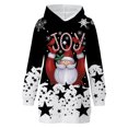 Tshirt Dresses For Ladies, Women's Fashion Christmas Hoodie Bag Hip