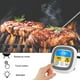 thumbnail image 5 of Termómetro digital para cocinar alimentos con pantalla táctil para barbacoa, horno y cocina. PRECISO. Gris blanco, 5 of 9