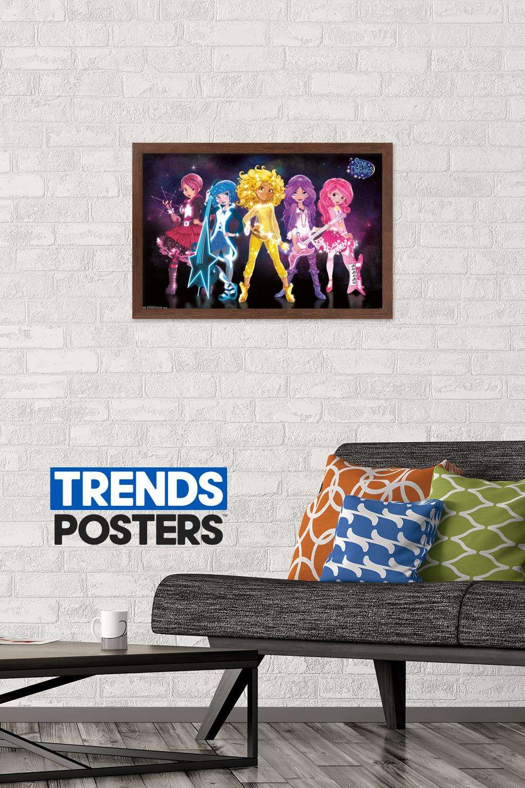 Disney Star Darlings - Group Wall Poster, 14.725" x 22.375", Framed
