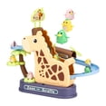 thumbnail image 3 of Divertido juego de subir escaleras con animales pequeños, animales encantadores que persiguen el juego de pista de carreras para niños y niñas de 3, 3 piezas animales, 3 of 8