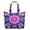 Colorful Tie Dye Pattern-2, variant on Colorful Tie Dye Pattern Large Weekend Travel Bag, Canvas Work Carry Tote with Zipper & Pockets, Airline Friendly for Women Men,22” X 12" X 18"