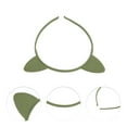 thumbnail image 3 of Unique Bargains 1 Pc Cute Frosted Cat Headbands for Women Green, 3 of 6