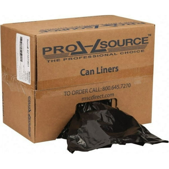 (100 Count Bags) Heavy-Duty 60-Gallon Sized Trash Bags, 38" Wide x 58" High