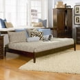 thumbnail image 1 of Atlantic Furniture Concord Platform Bed with Open Footrail in Antique Walnut-Queen, 1 of 2