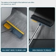 thumbnail image 6 of Floor Scrub Brush with Adjustable Long Handle 2 in 1 Scrape and Brush Stiff Bristle Floor Srubber Shower Cleaning Brush for Cleaning Bathroom Patio Kitchen Garages Wall and Deck, 6 of 9