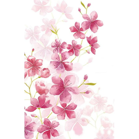 Discreet Password Book : Never Forget a Password Again! 5.5 X 8.5 Watercolor Pink Cherry-Blossom Design, Small Password Book with Tabbed Large Alphabet, Pocket-Size Over 350 Record User and