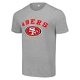 thumbnail image 2 of Men's Starter Heather Gray San Francisco 49ers Logo T-Shirt, 2 of 3