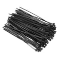 thumbnail image 1 of Uxcell 100Pcs Push Mount Zip Ties 8 Inch Cable Zip Ties Mounts Nylon, Black, 1 of 6