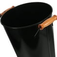 thumbnail image 3 of UPOUART Support de Bois de Chauffage en Métal Noir avec Poignée Support de Bois de Chauffage Intérieur Robuste et Panier de Rangement pour Cheminée, 3 of 8