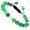 Style8, variant on Massive Beads Natural Healing Power Gemstone Crystal Beads Unisex Adjustable Macrame Bracelets 8mm