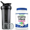 Orgain Keto Collagen, Gluten Free, Paleo Friendly Protein Powder, Chocolate (0.88 LB) with BlenderBottle Classic V2 28-Ounce Shaker Bottle for Protein Shakes, Black and Bonus Nutrition Basics Whisk