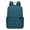 Blue, variant on Solid Color Lightweight Canvas Backpack Comfort Support Shoulder Strap Bag For Daily Travel Day Trip Portable Storage Backpack
