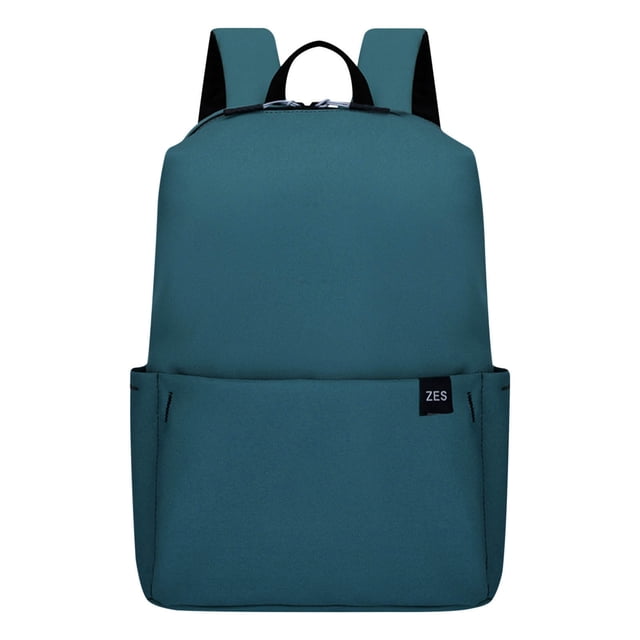 Xihbxyly Mini Mochila de Color Liso, Ligera, con Cremallera Fácil de Abrir, Ideal para Preescolar y Excursiones, Correas de Hombro Cómodas, Poliéster Resistente, Tamaño 35 X 23 X 13 Cm.