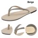thumbnail image 1 of Toboganes Planos Sandalias Planas Tanga para Mujeres Con Diamantes Imitación Suela Goma La Playa Verano, 1 of 8